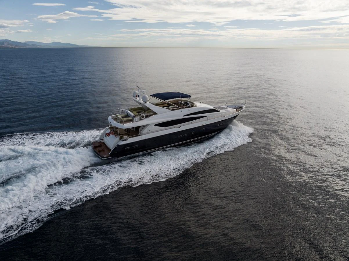 a boat on the water aboard BLUE EYES Yacht for Sale