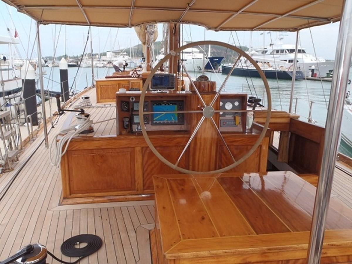 inside of a boat aboard AVENTURE Yacht for Sale