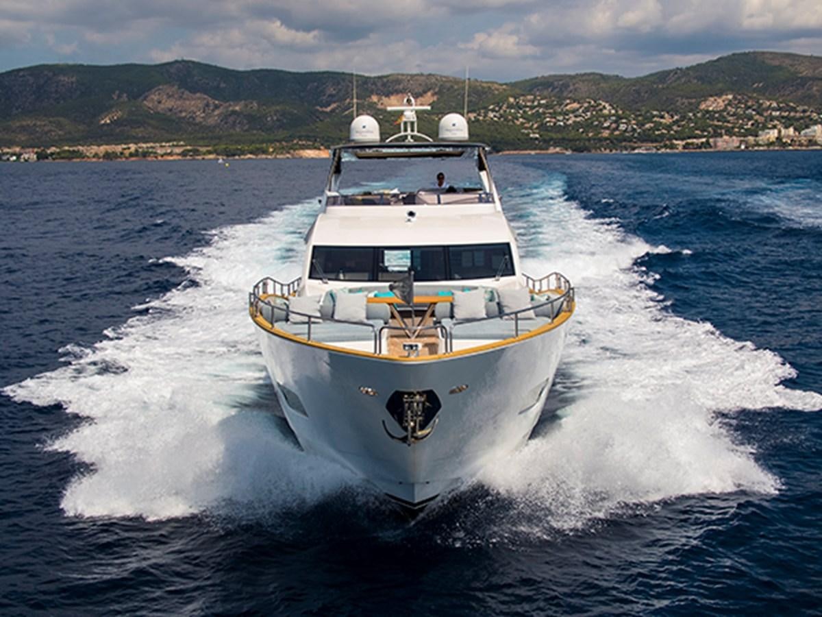 a boat on the water aboard SKI Yacht for Sale