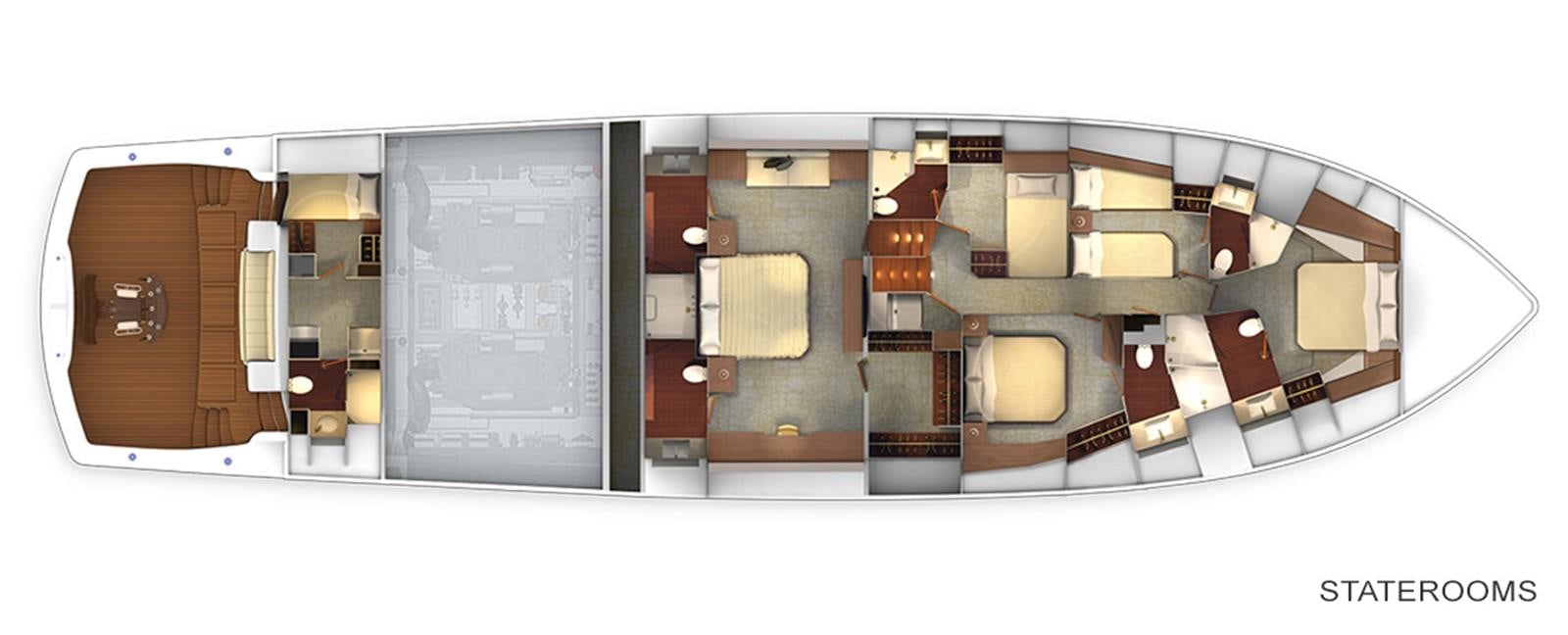 a group of computer chips aboard 2022 VIKING 92 ENCLOSED SKYBRIDGE (TBD) Yacht for Sale