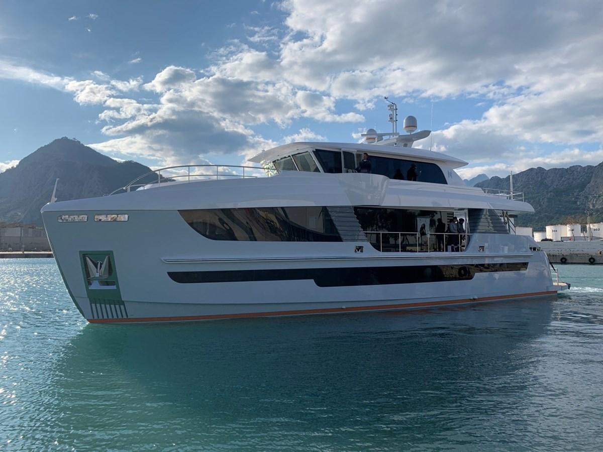 a boat on the water aboard G-G Yacht for Sale
