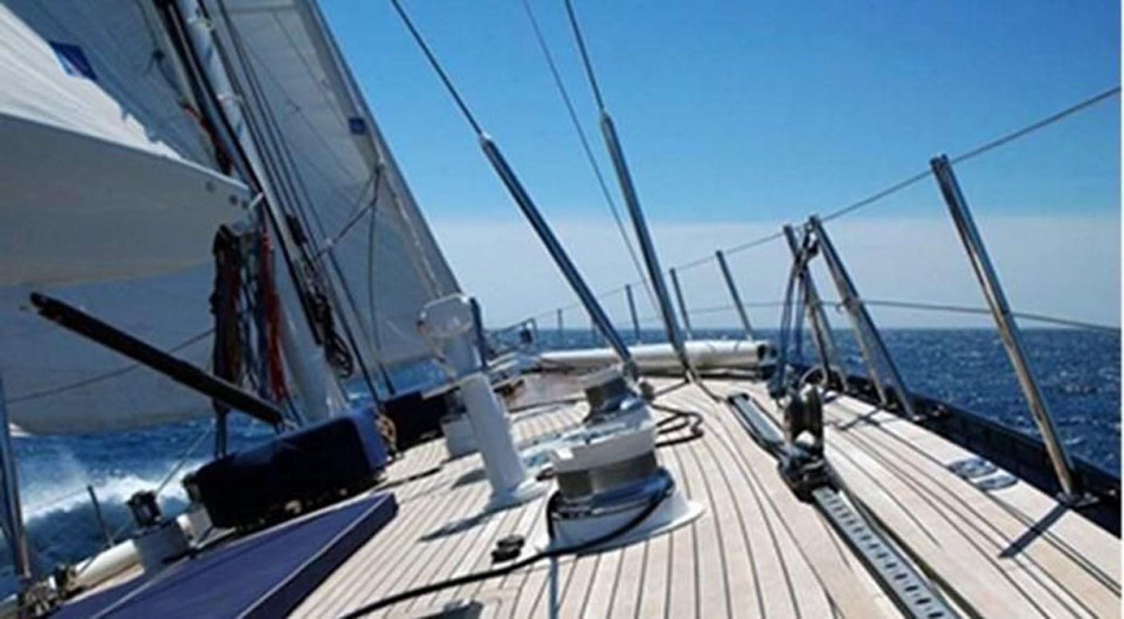 a boat on the water aboard DARK STAR OF LONDON Yacht for Sale