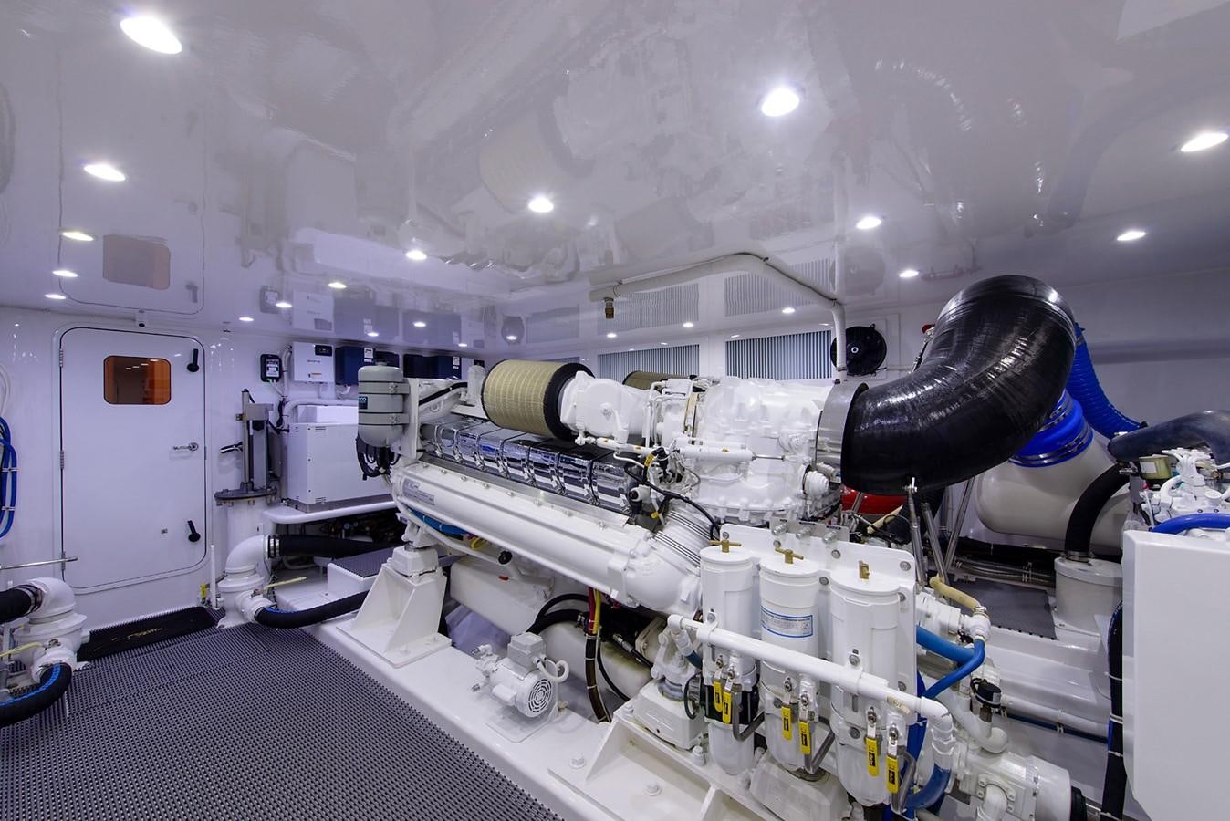 a machine with a large amount of equipment in it aboard BANGARANG Yacht for Sale