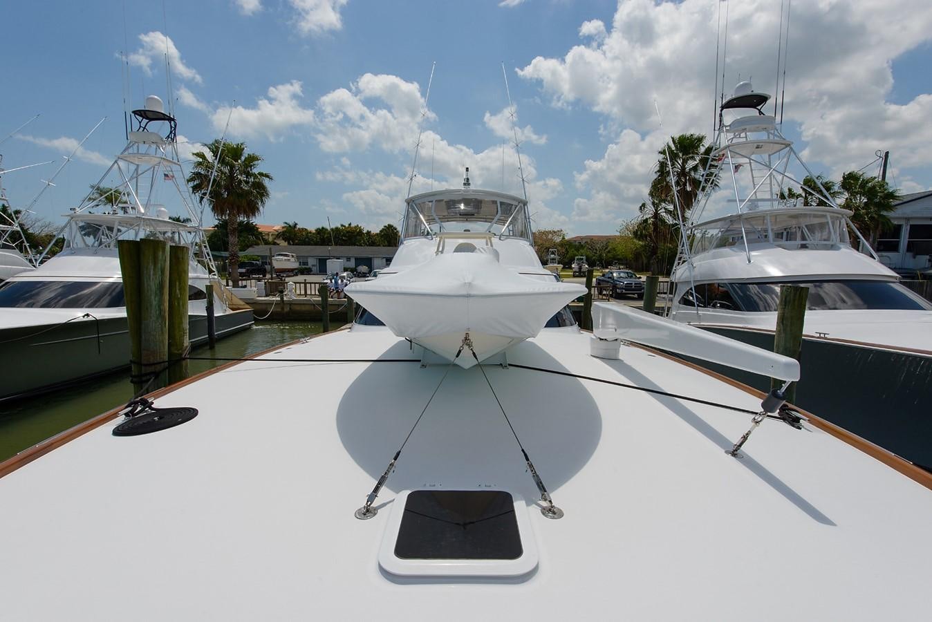 a group of boats in a harbor aboard BANGARANG Yacht for Sale