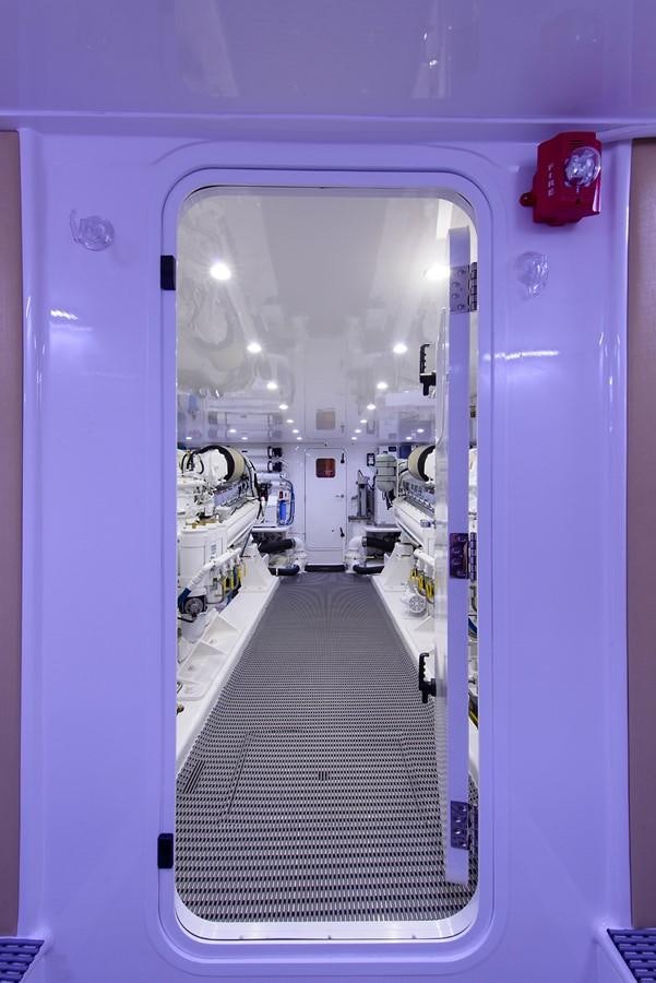 a view of a large white machine aboard BANGARANG Yacht for Sale