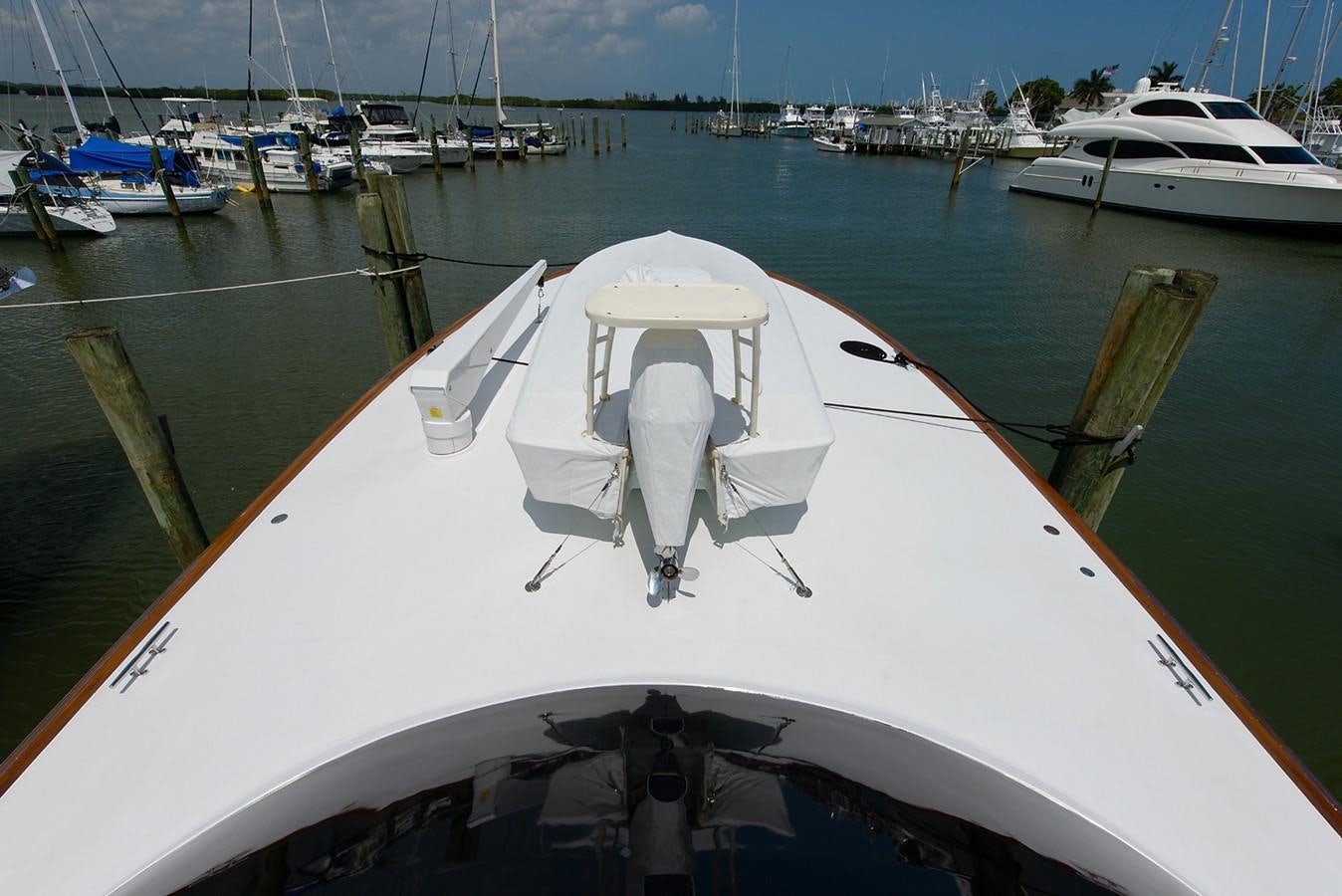 a boat in the water aboard BANGARANG Yacht for Sale