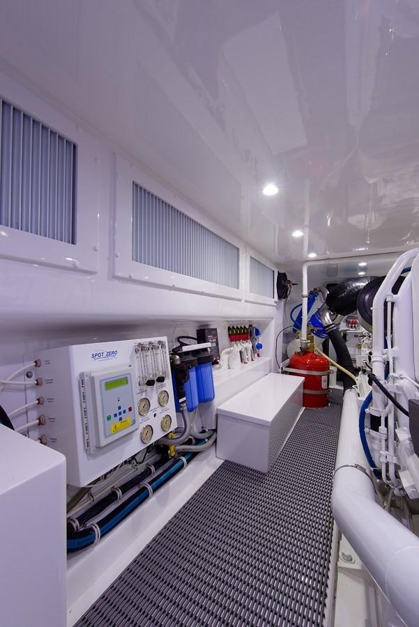 a room with machines and equipment aboard BANGARANG Yacht for Sale