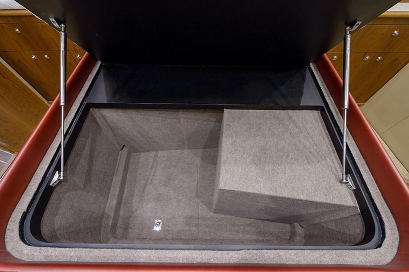 a black rectangular object on a black surface aboard BANGARANG Yacht for Sale