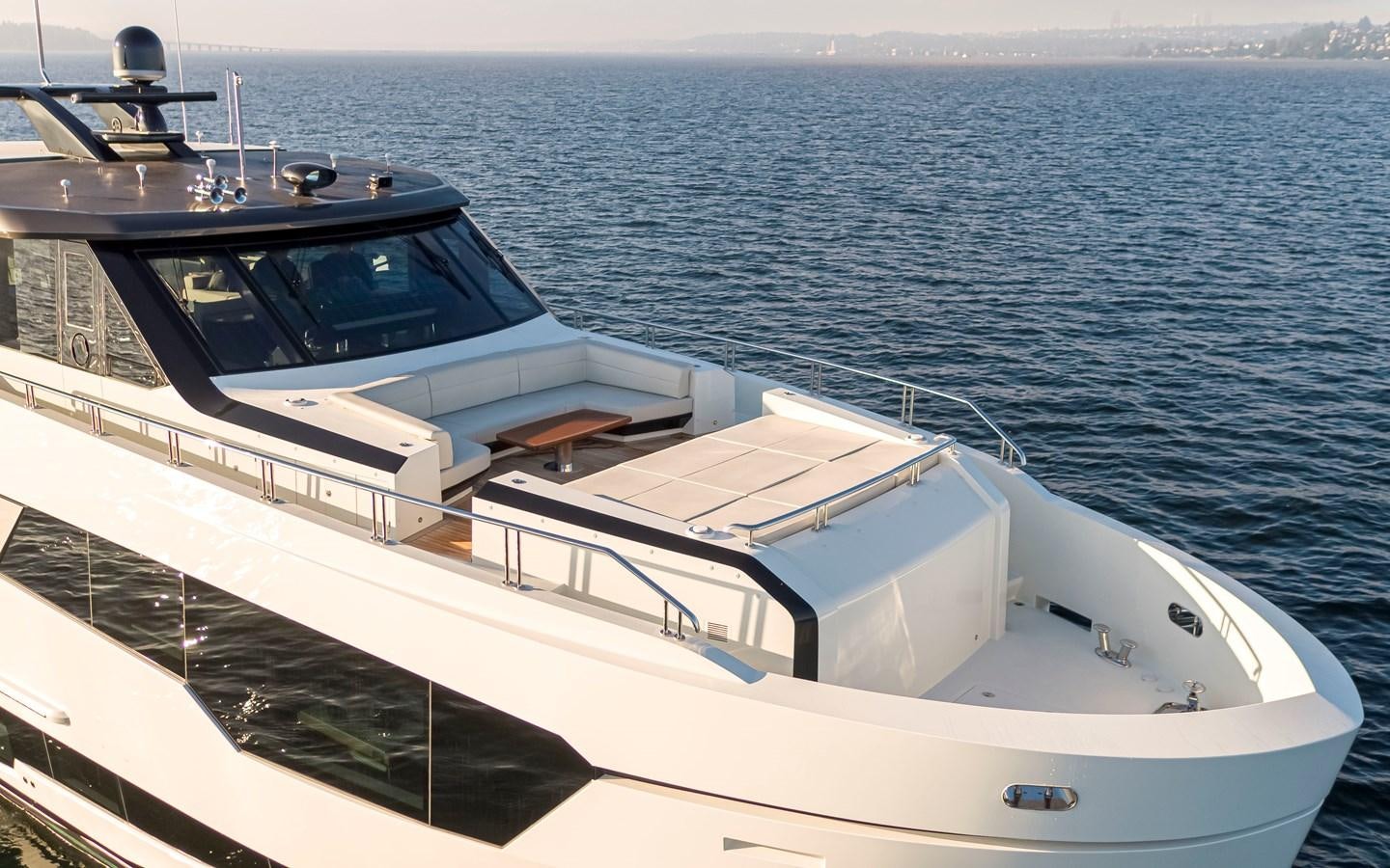 a boat on the water aboard 90R03 Yacht for Sale