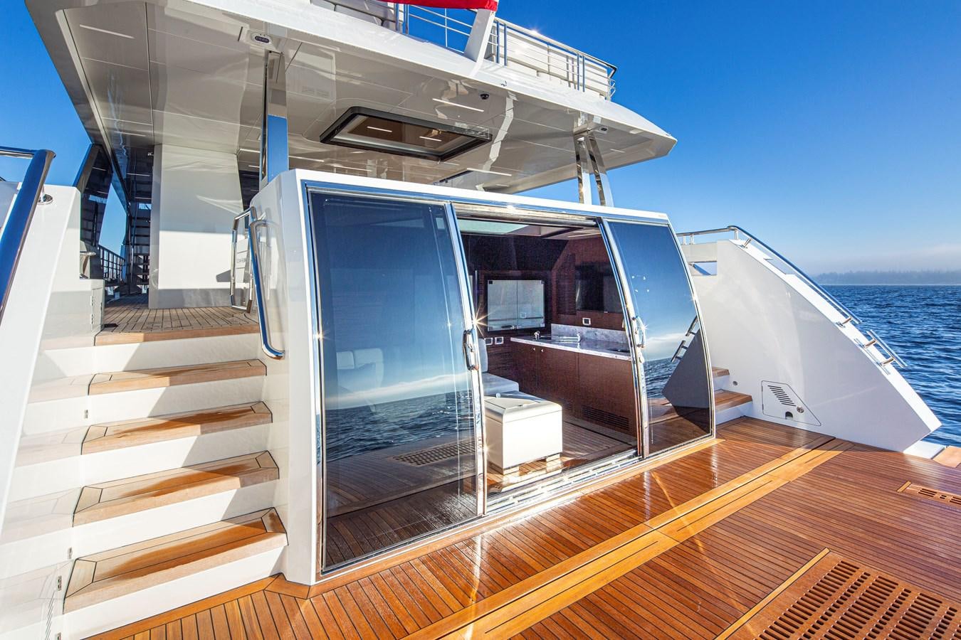 a boat on the water aboard 90R03 Yacht for Sale