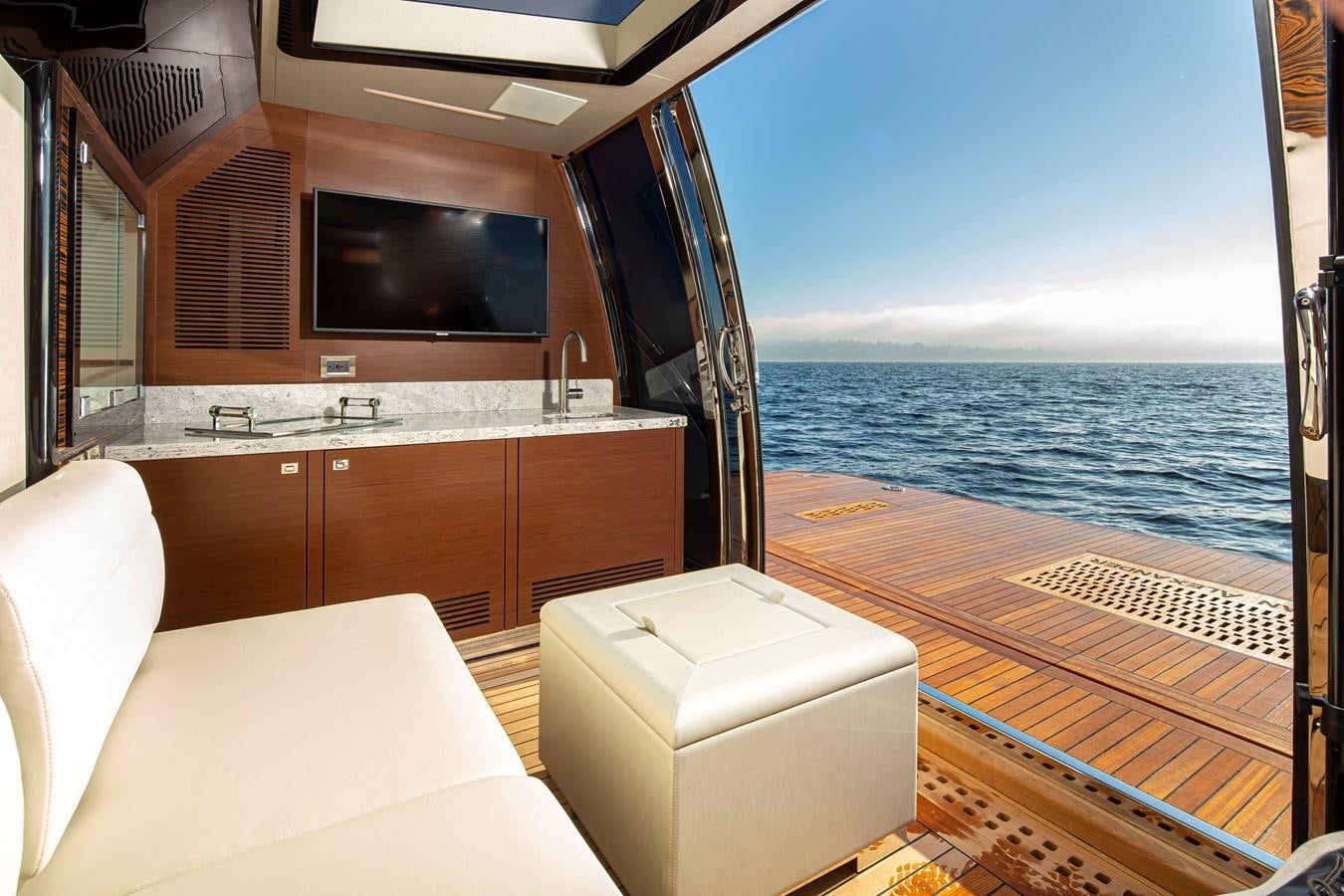 a boat on the water aboard 90R03 Yacht for Sale