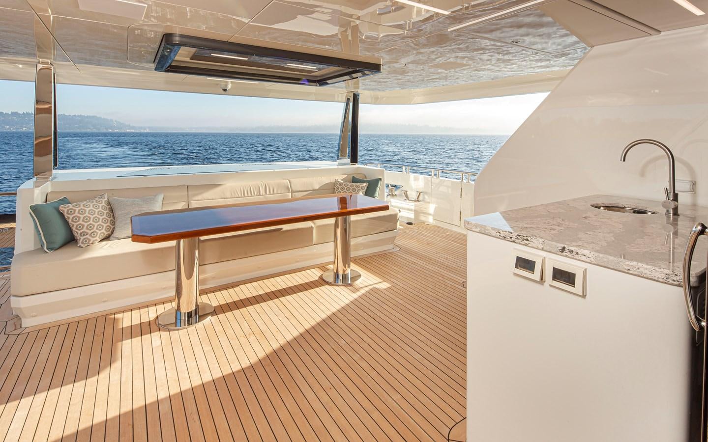 a boat on the water aboard 90R03 Yacht for Sale