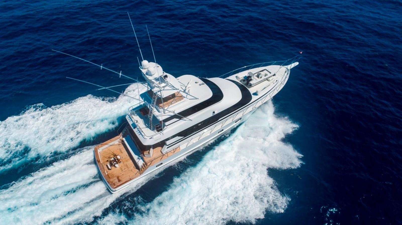 a boat on the water aboard GRAND LEGACY Yacht for Sale