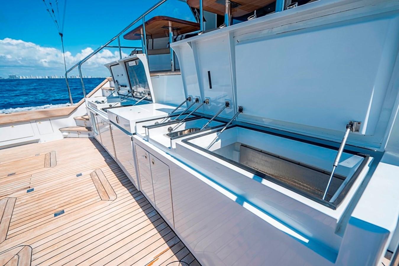 a boat on the water aboard GRAND LEGACY Yacht for Sale