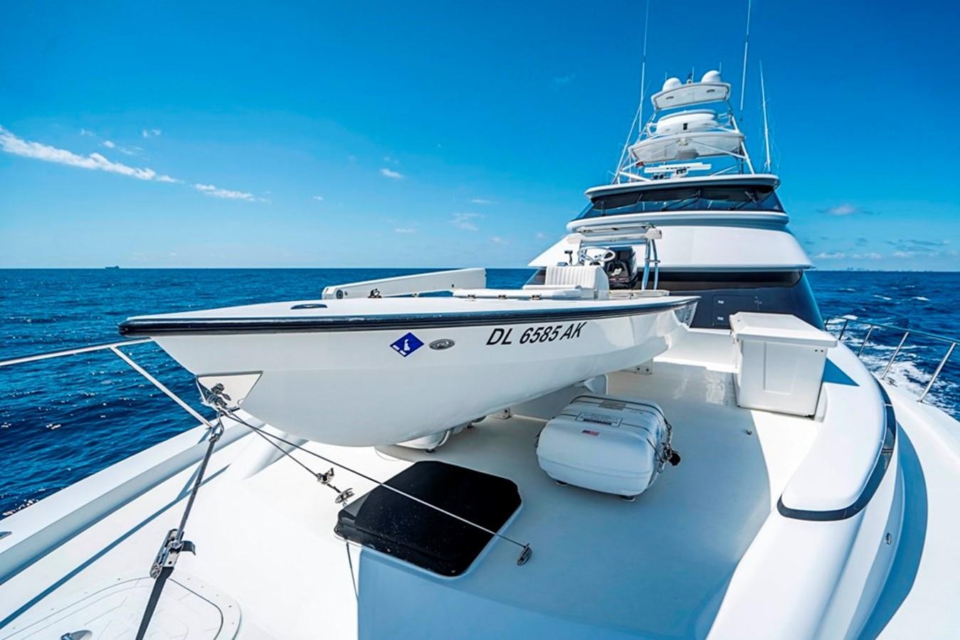 a boat on the water aboard GRAND LEGACY Yacht for Sale