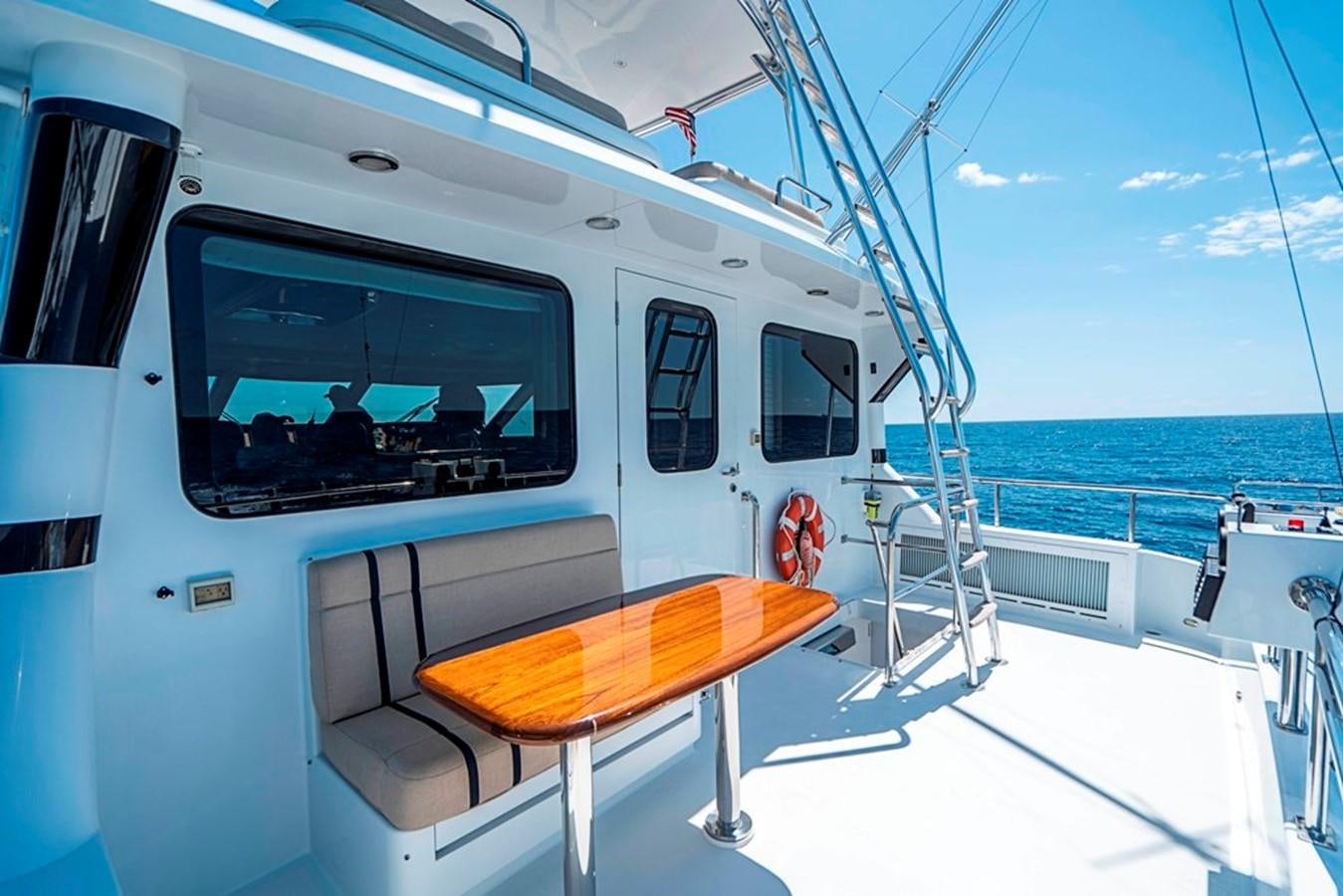 a boat on the water aboard GRAND LEGACY Yacht for Sale