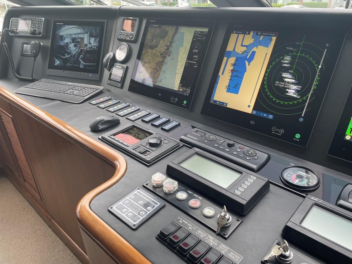 graphical user interface, website aboard GRAND LEGACY Yacht for Sale