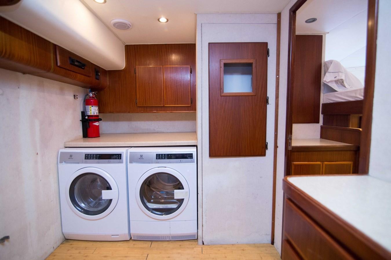a washer and dryer in a kitchen aboard NEXT DEAL Yacht for Sale