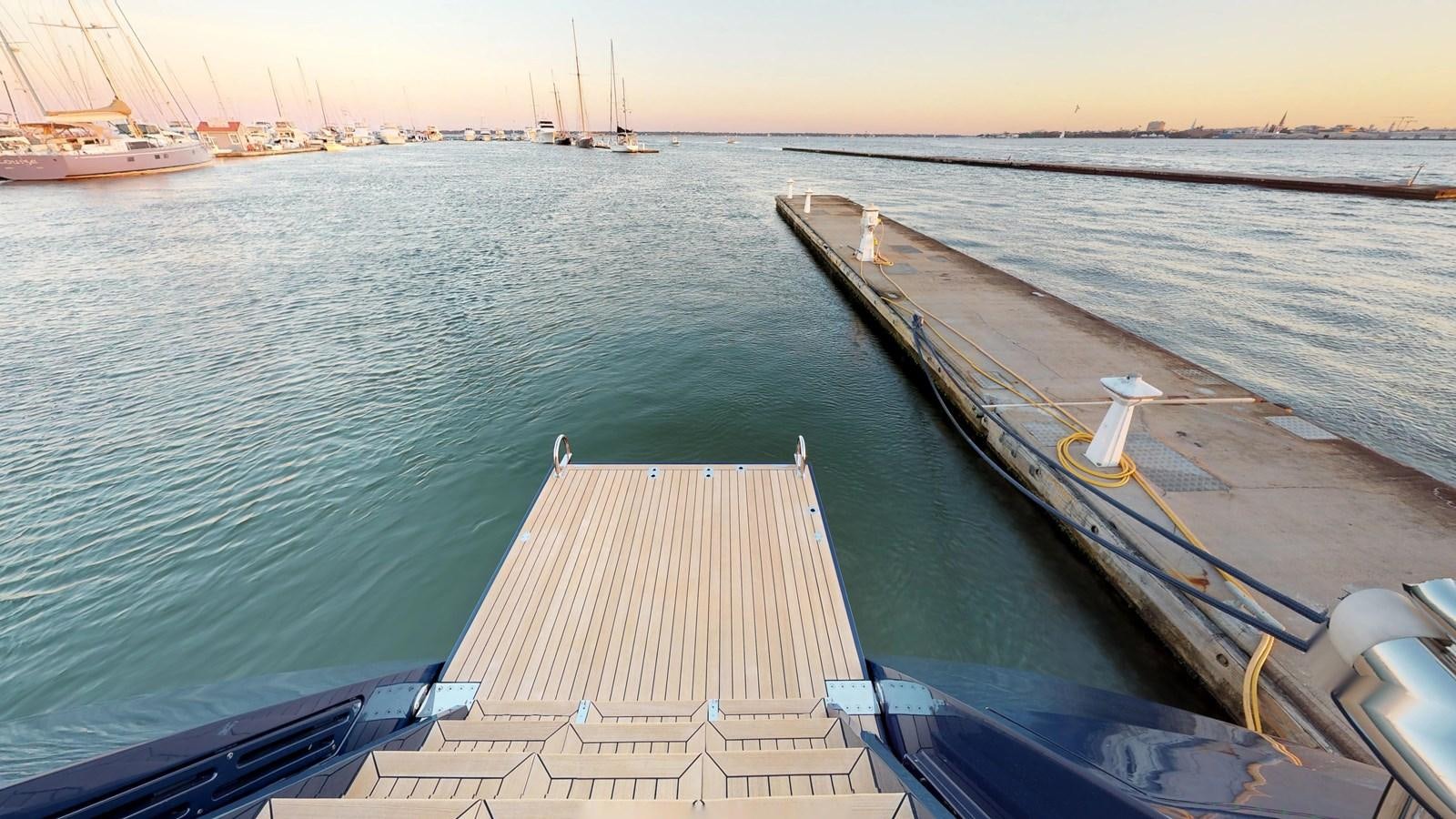 a boat on the water aboard AYNI Yacht for Sale