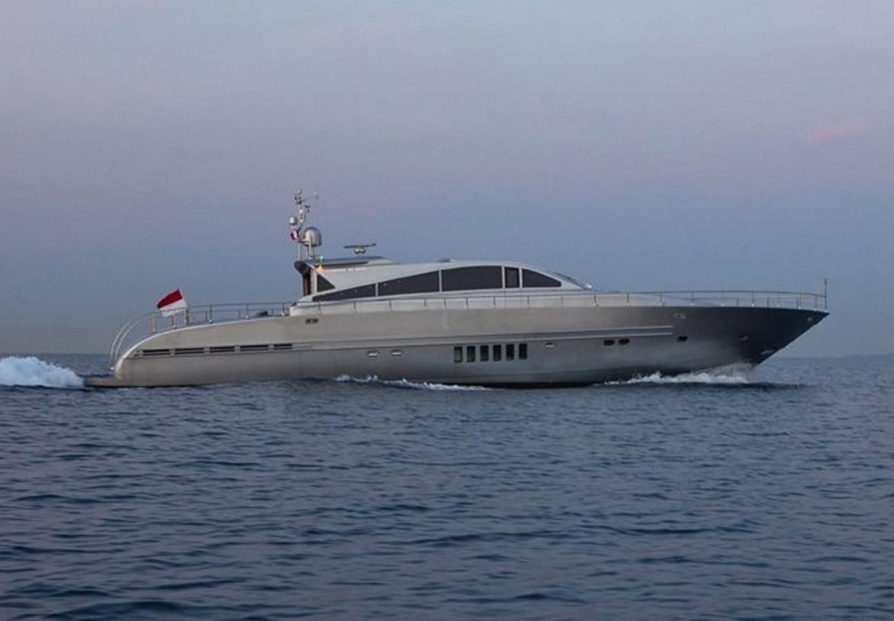 a large ship in the water aboard ZAMBOANGA Yacht for Sale