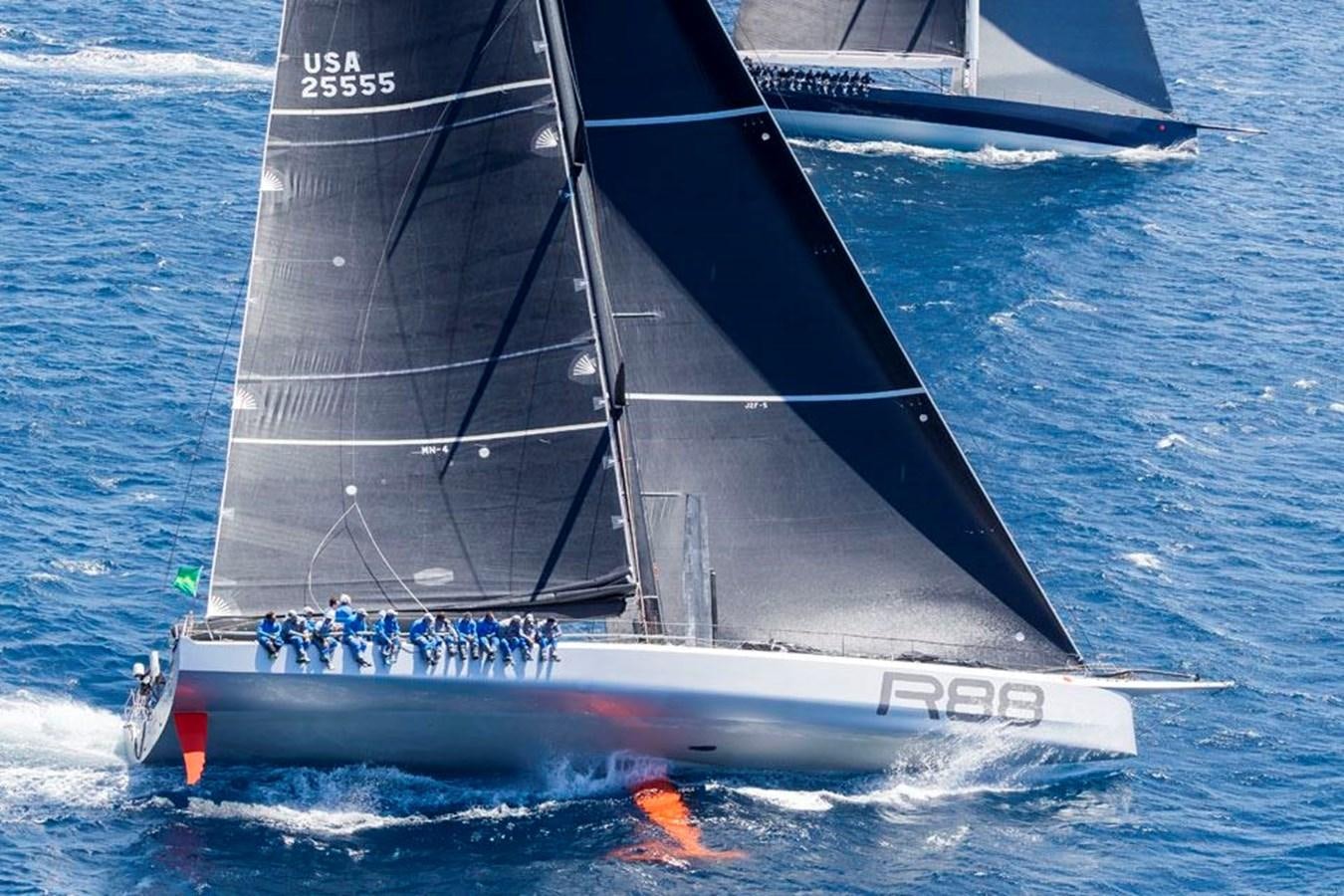 a group of people on a sailboat aboard LUCKY Yacht for Sale