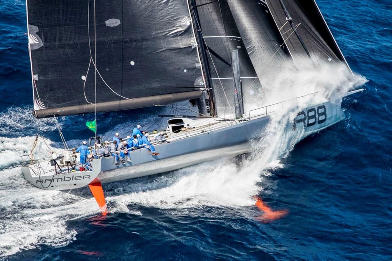 a group of people sailing on a boat aboard LUCKY Yacht for Sale