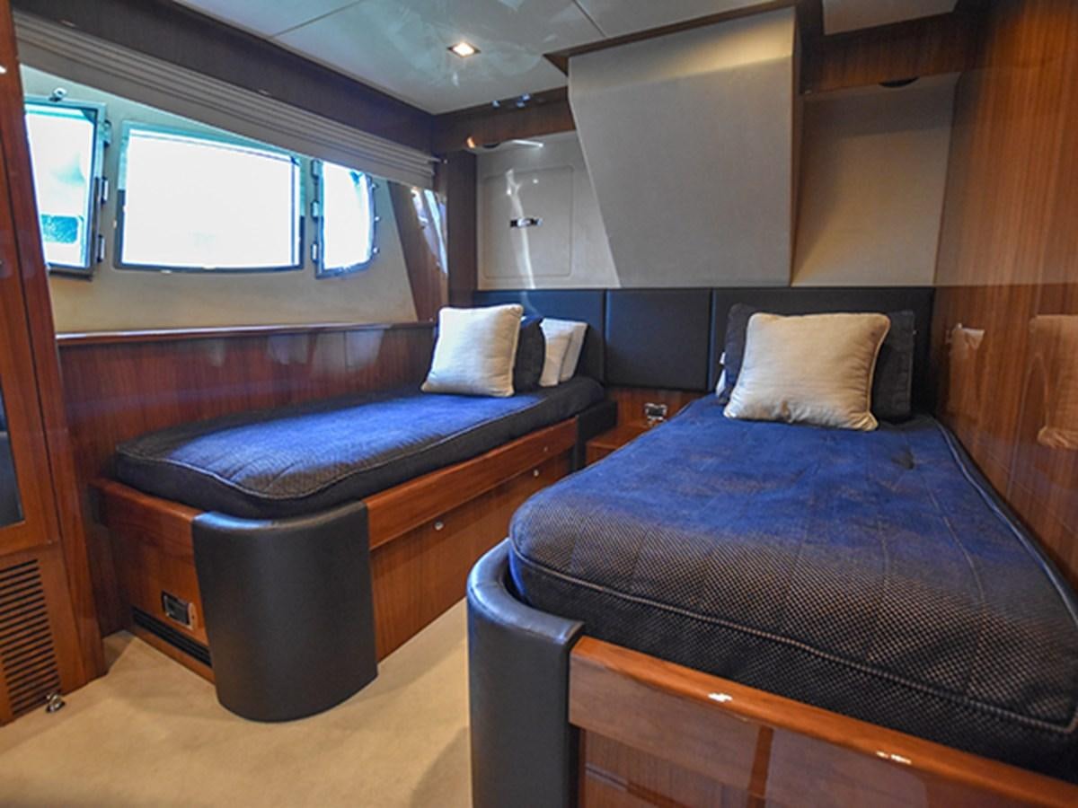 a bed in a room aboard KYRENIA Yacht for Sale