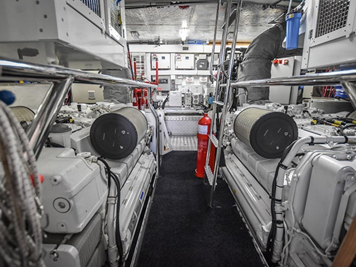 a room with large machines aboard KYRENIA Yacht for Sale