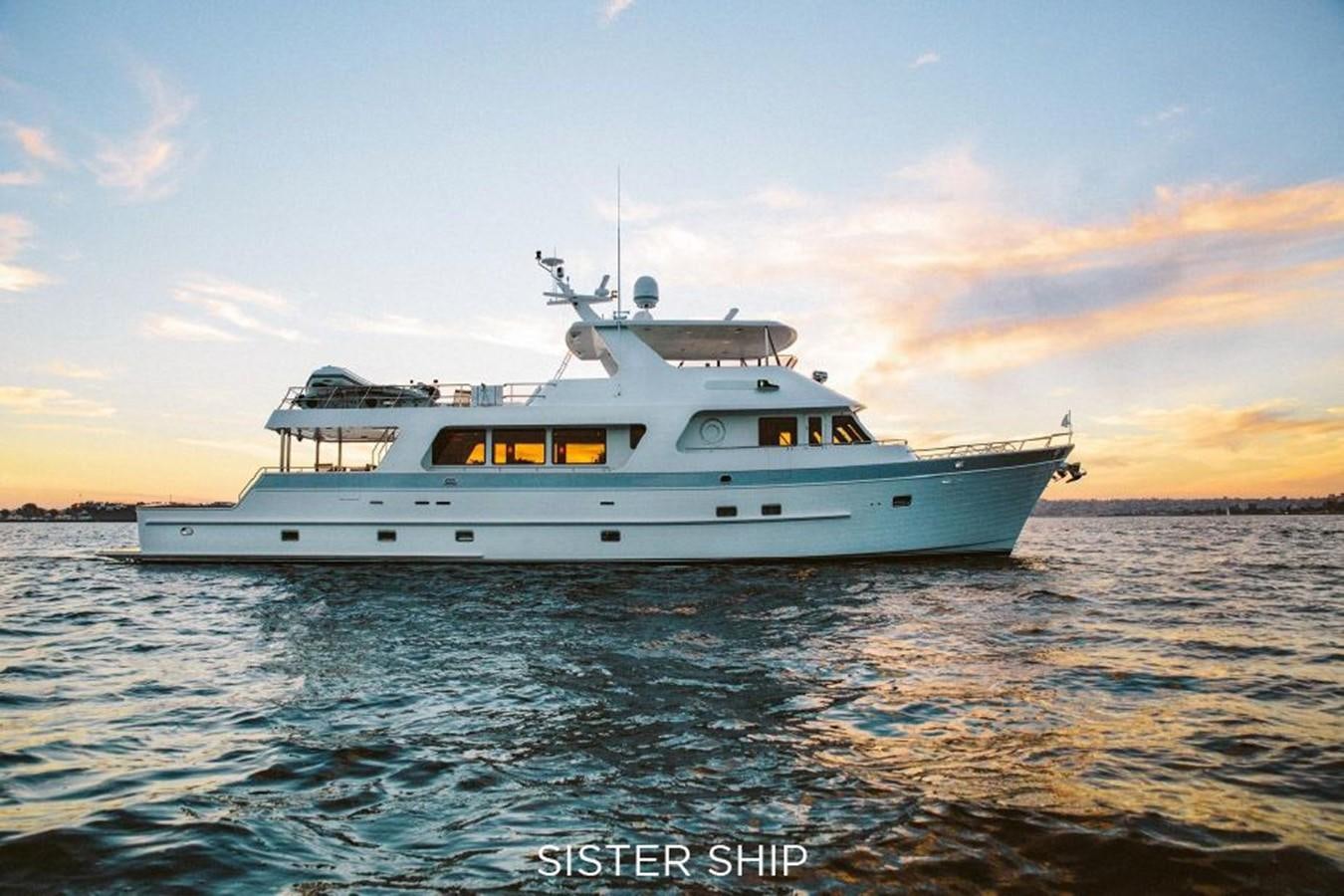 a boat on the water aboard 880 CPMY Yacht for Sale