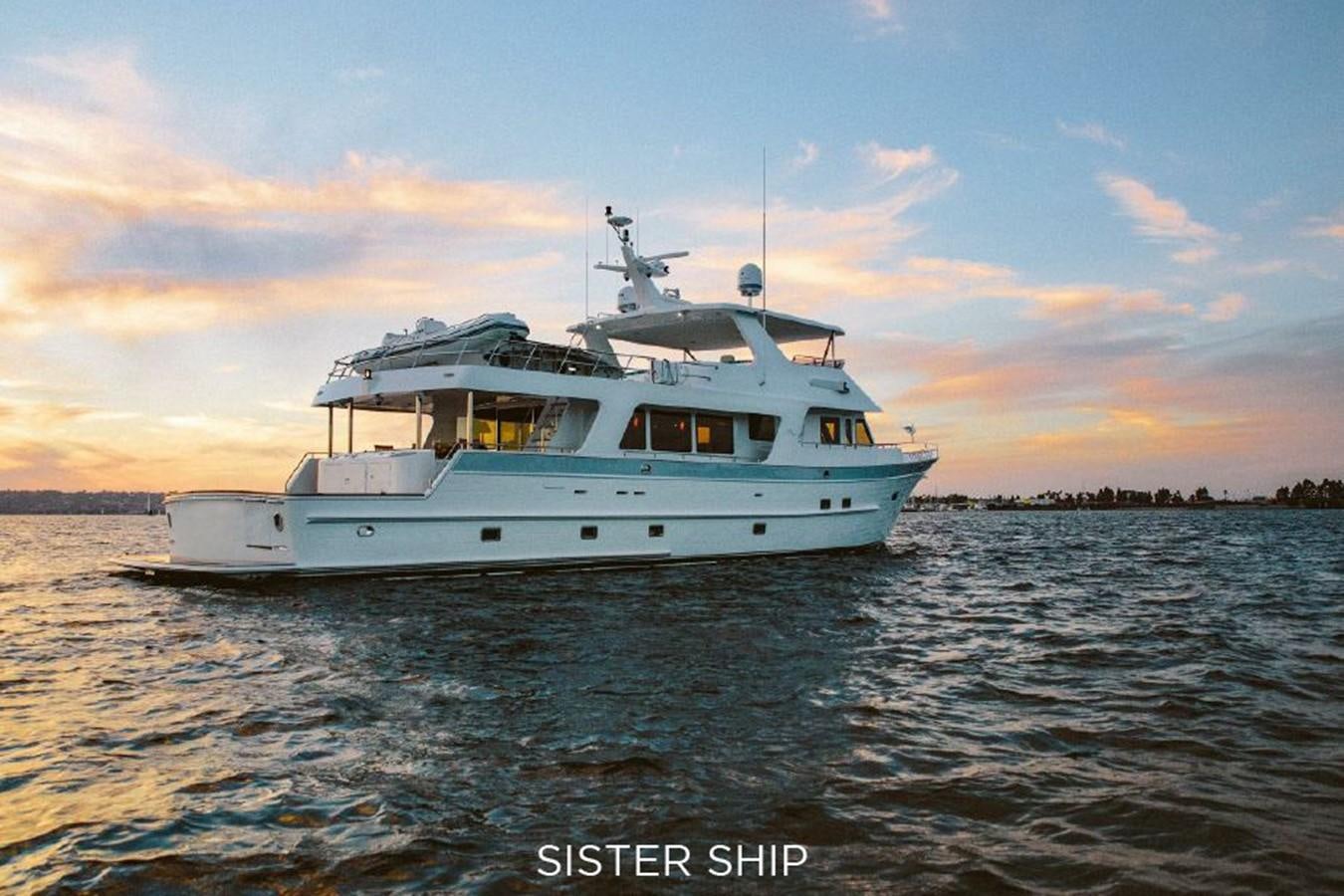 a boat on the water aboard 880 CPMY Yacht for Sale
