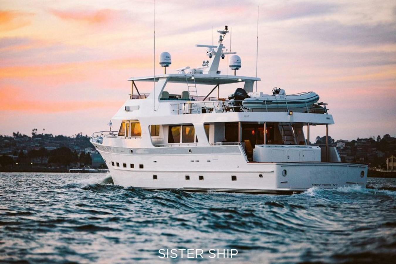 a boat on the water aboard 880 CPMY Yacht for Sale