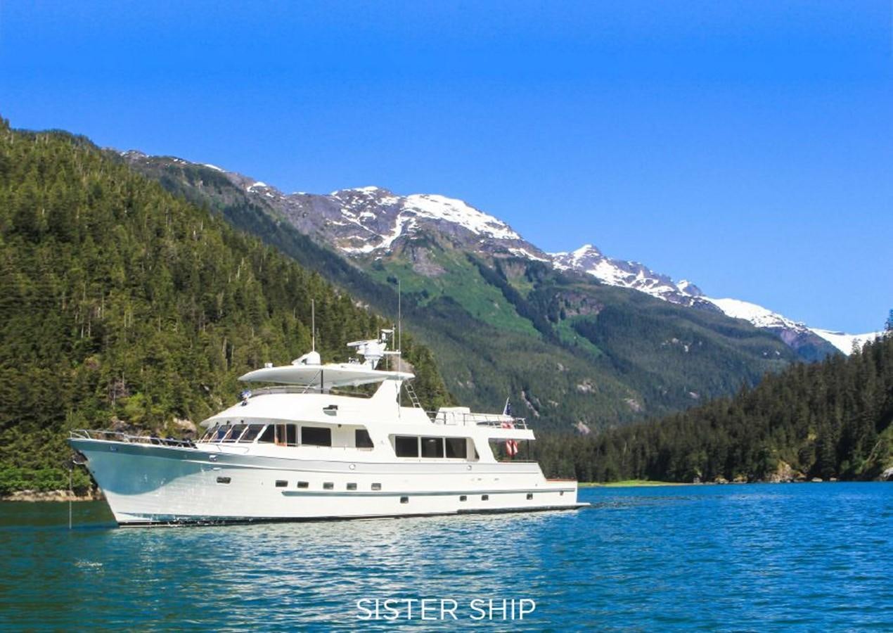 a boat in the water aboard 880 CPMY Yacht for Sale