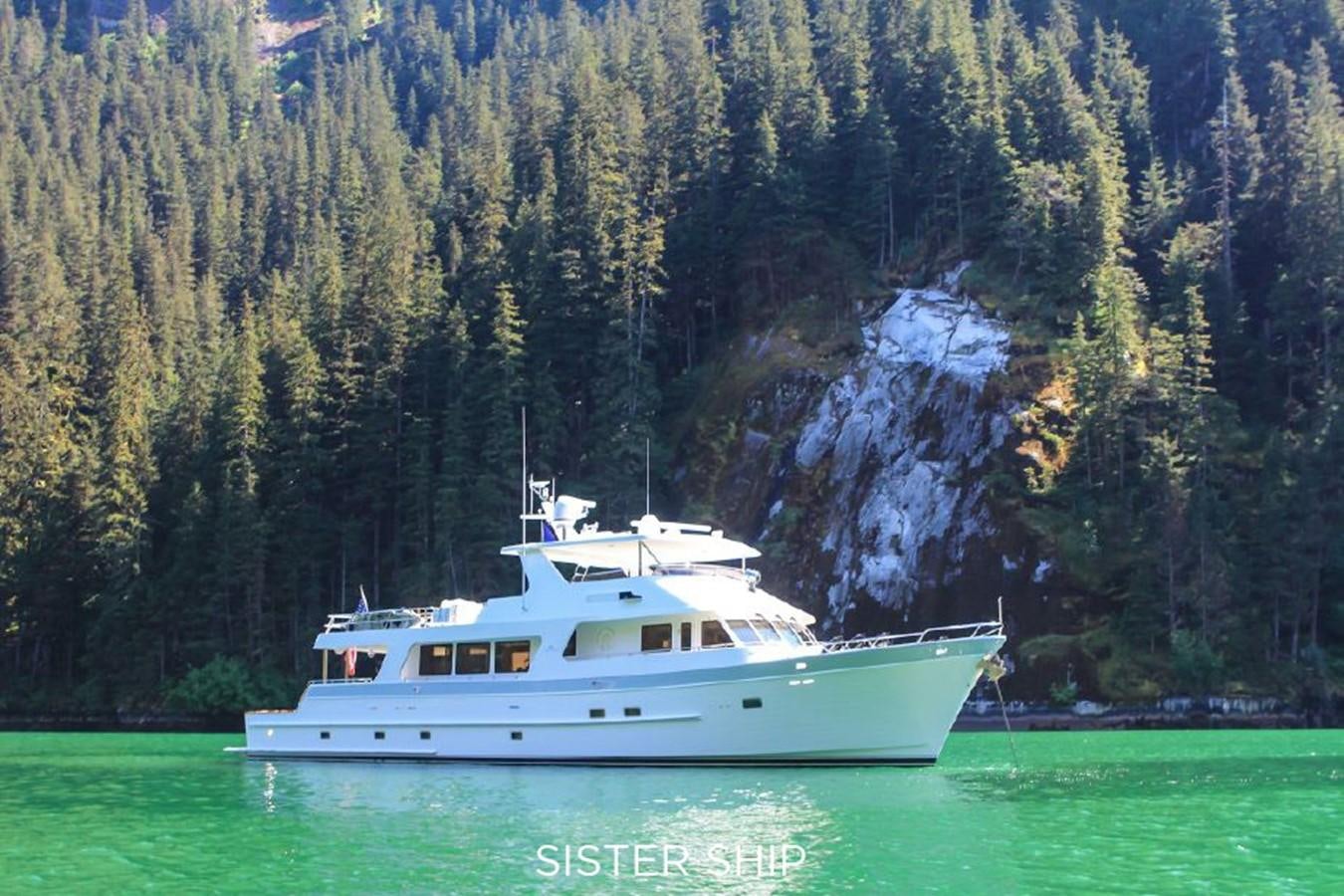a boat in the water aboard 880 CPMY Yacht for Sale