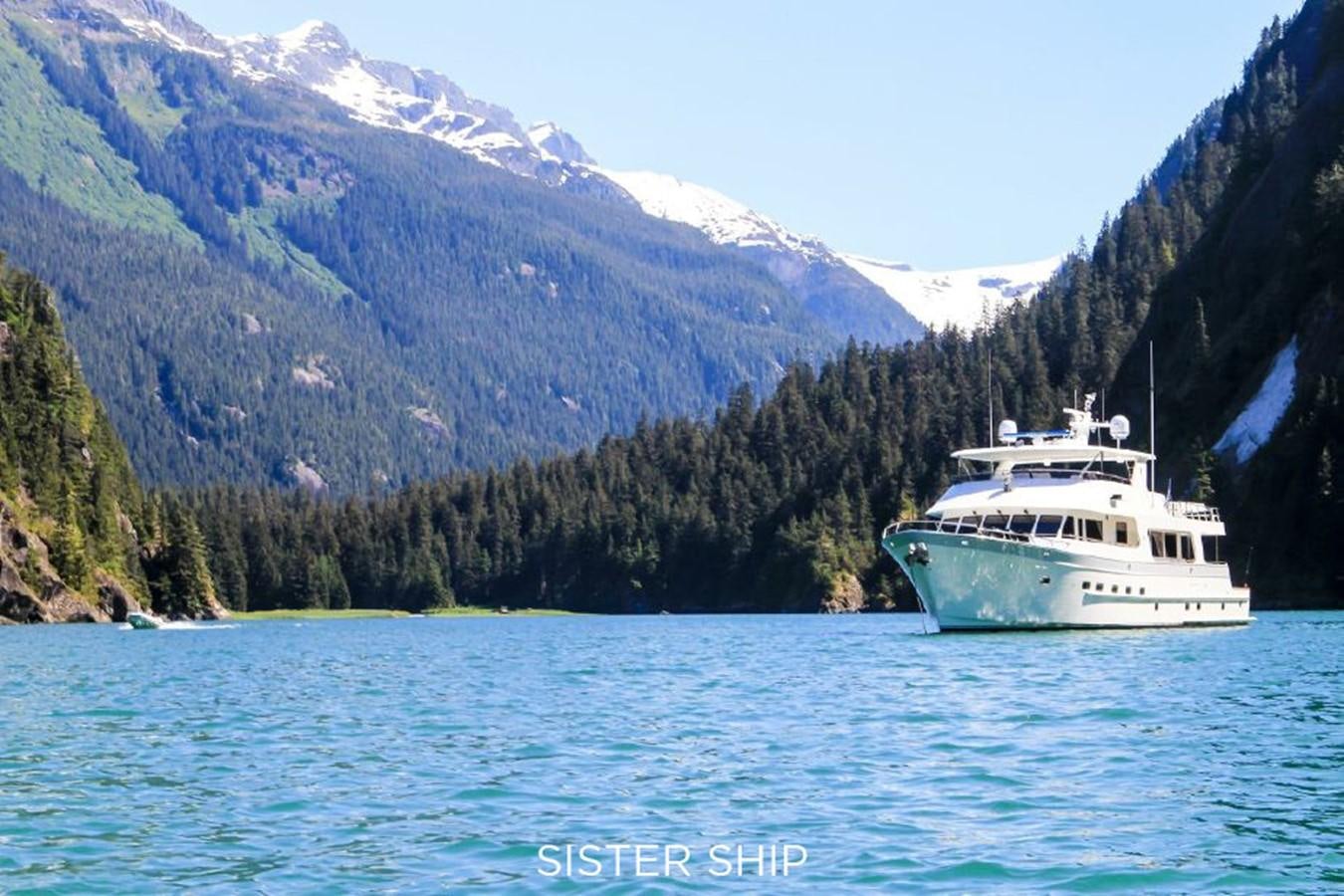 a boat on the water aboard 880 CPMY Yacht for Sale