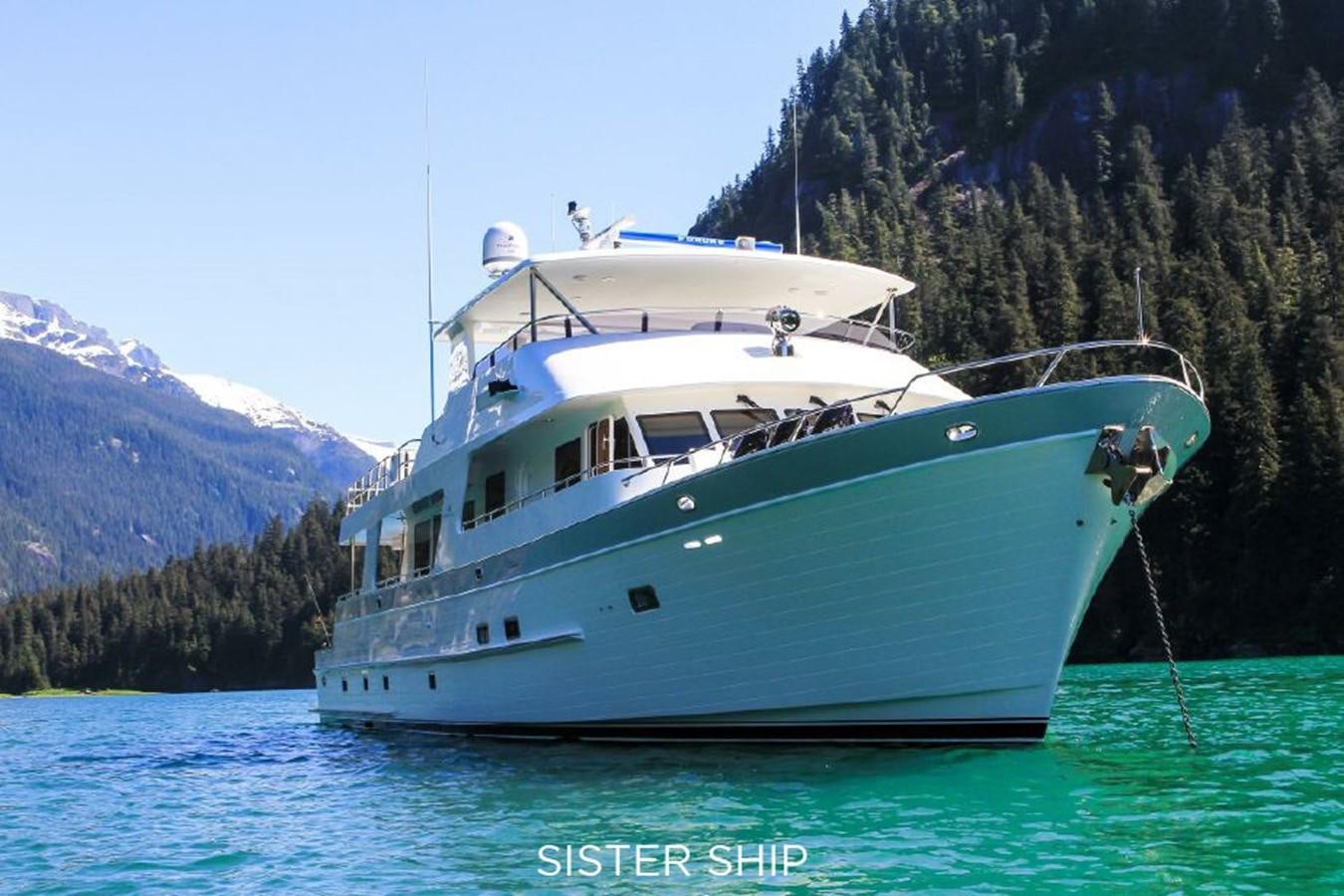 a boat in the water aboard 880 CPMY Yacht for Sale