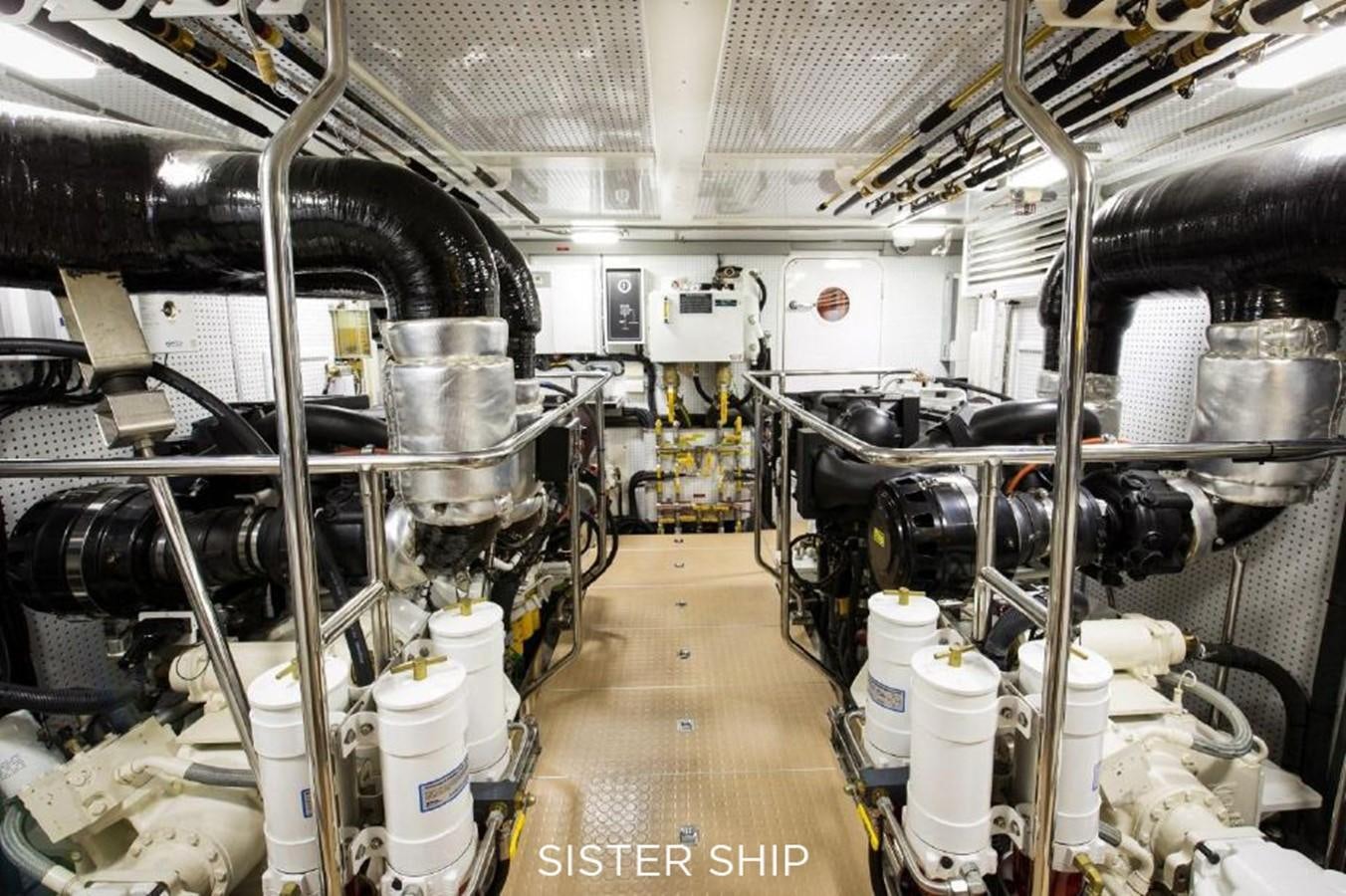 a large factory with many machines aboard 880 CPMY Yacht for Sale