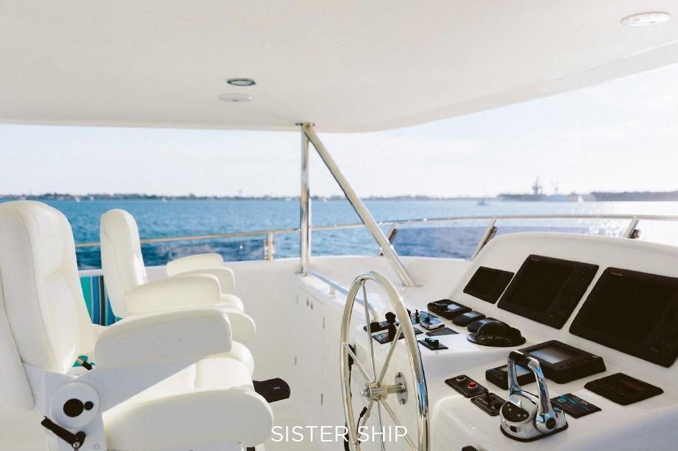 a boat on the water aboard 880 CPMY Yacht for Sale