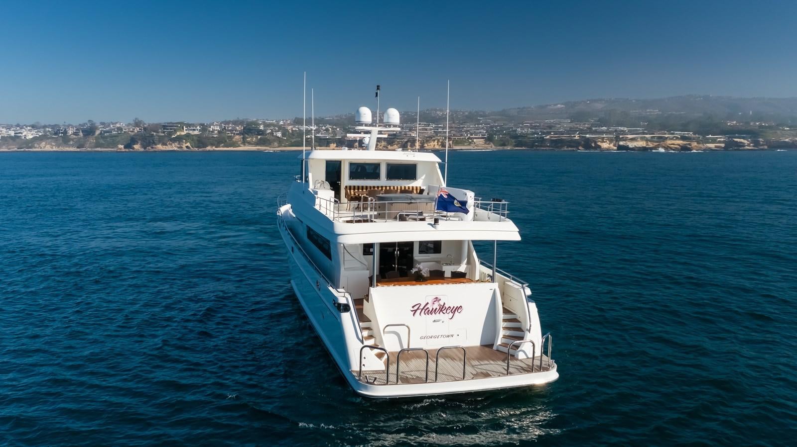 a boat in the water aboard HAWK EYE  Yacht for Sale
