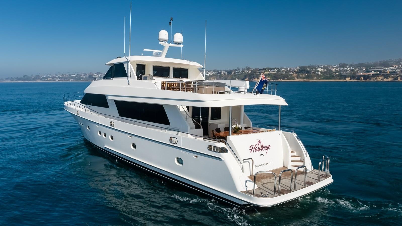 a boat in the water aboard HAWK EYE  Yacht for Sale