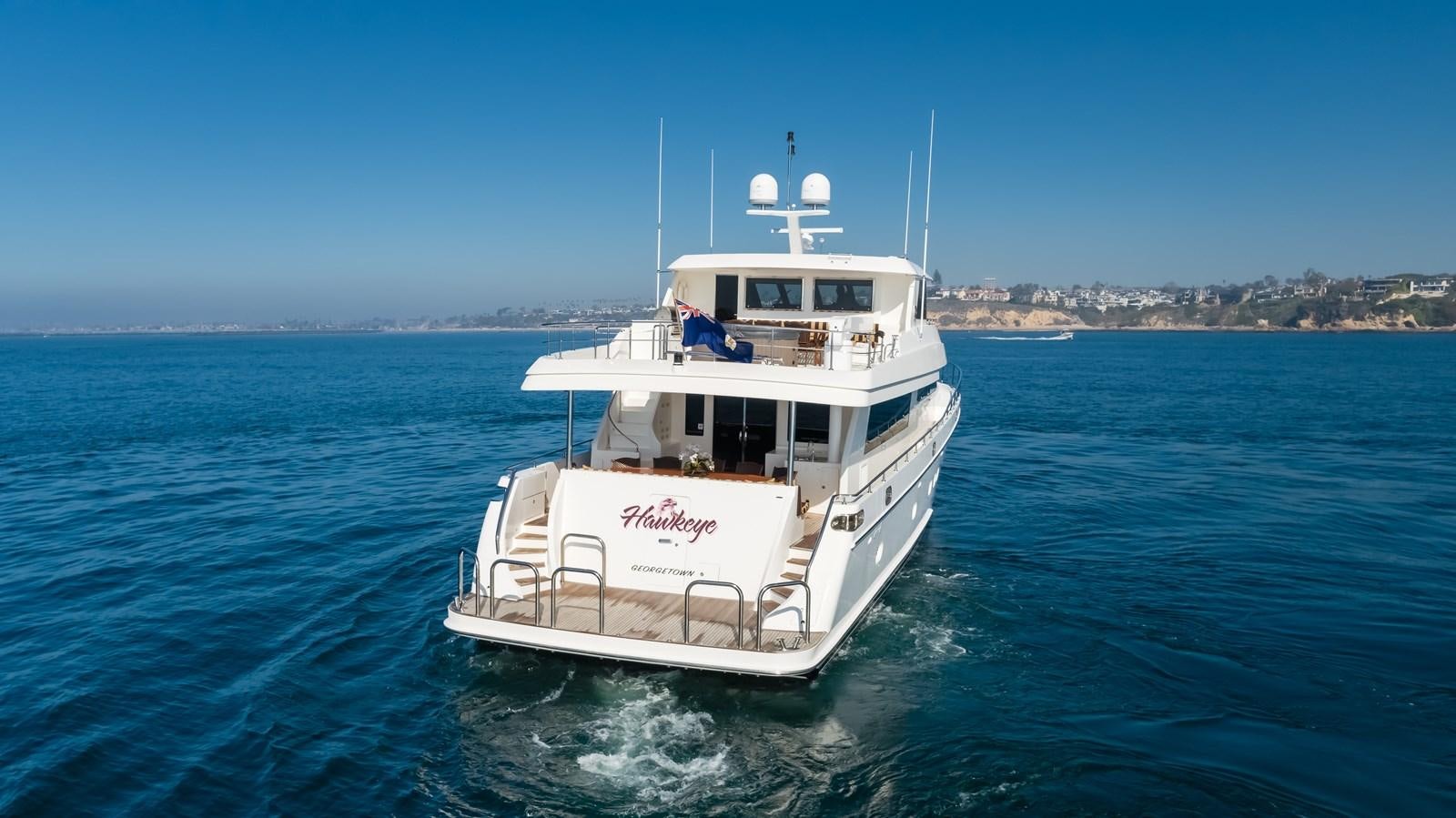 a boat on the water aboard HAWK EYE  Yacht for Sale