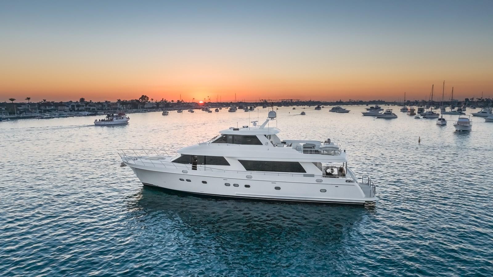 a boat in the water aboard HAWK EYE  Yacht for Sale