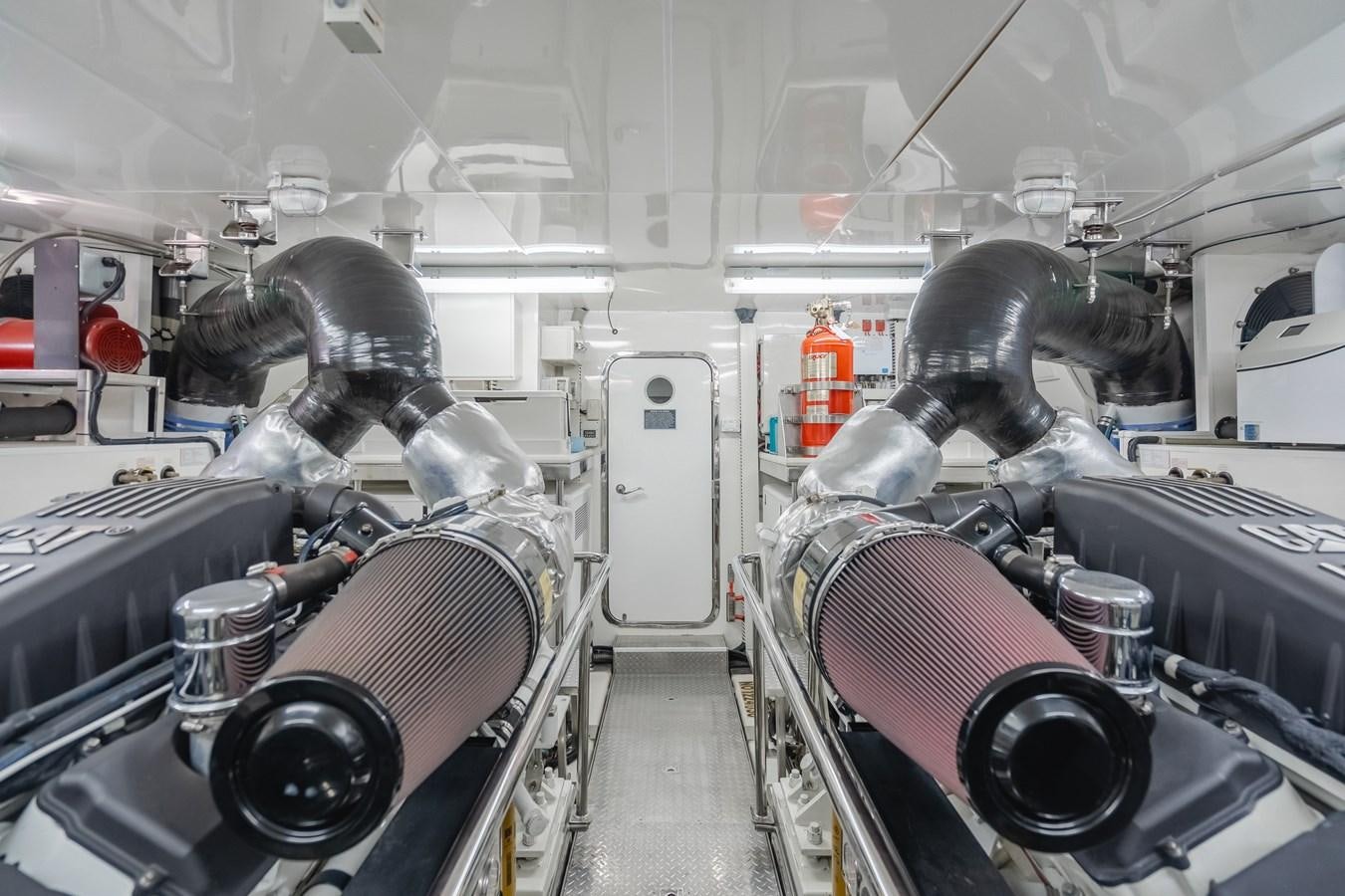 a close-up of a machine aboard HAWK EYE  Yacht for Sale