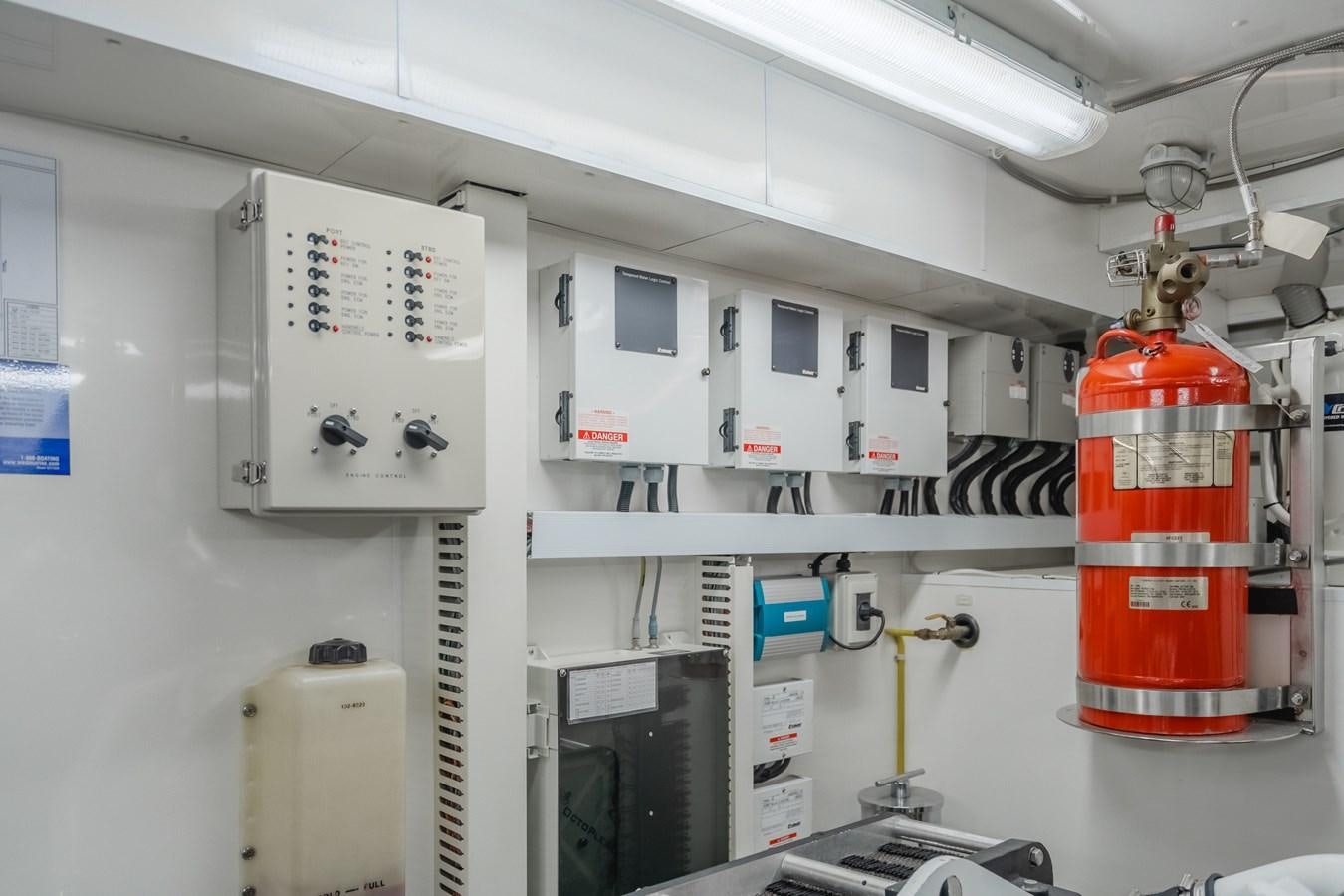 a close-up of a laboratory aboard HAWK EYE  Yacht for Sale