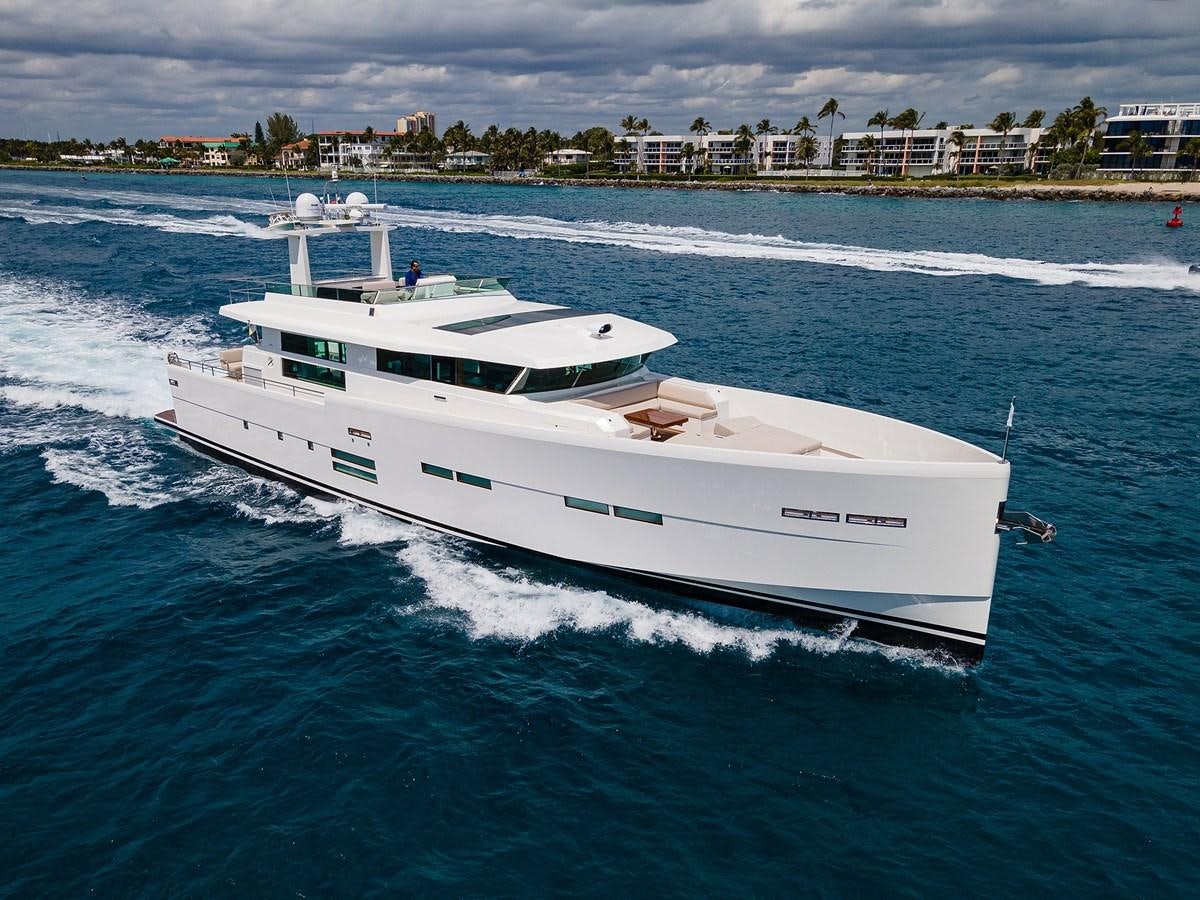 a boat on the water aboard CHREEDO Yacht for Sale