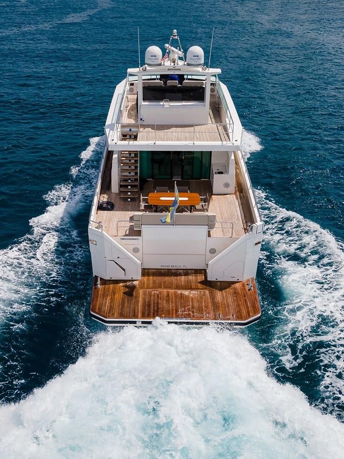 a boat on the water aboard CHREEDO Yacht for Sale