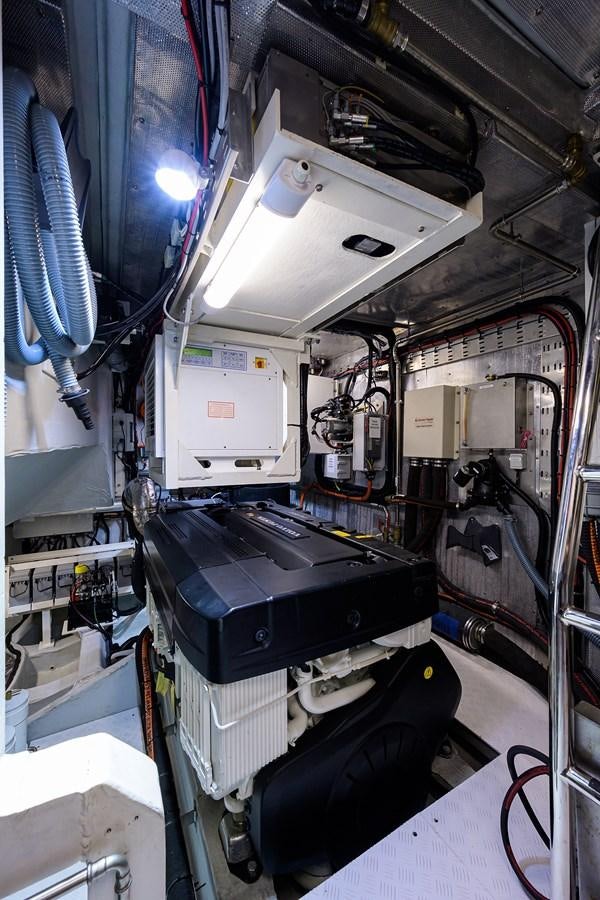 a machine with many wires aboard CHREEDO Yacht for Sale