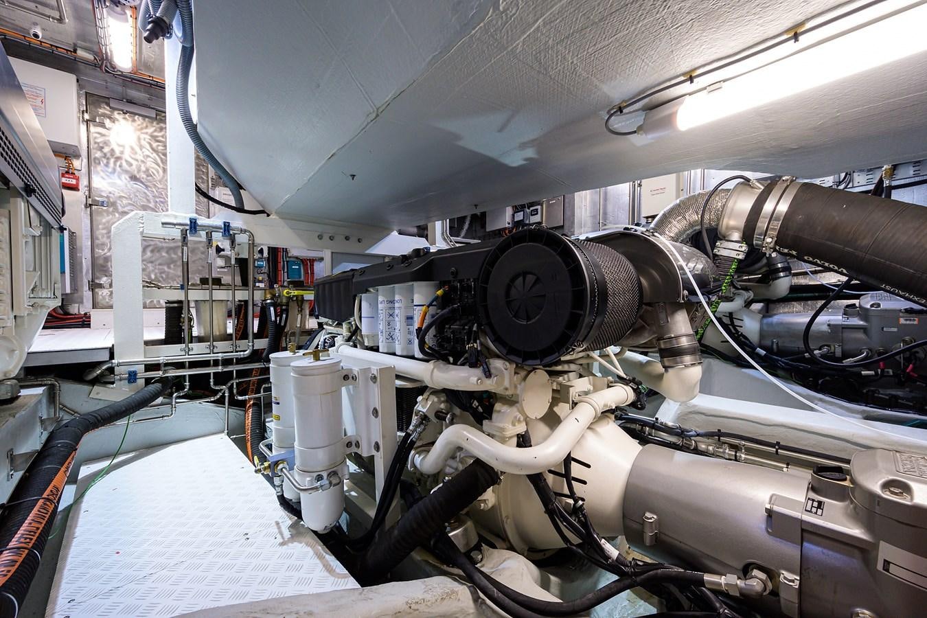 a large machine in a factory aboard CHREEDO Yacht for Sale