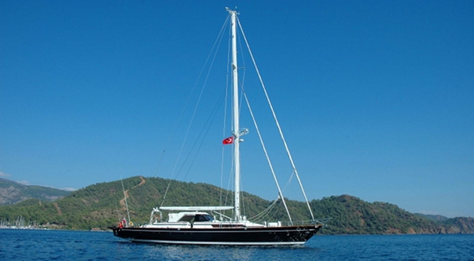 a sailboat on the water aboard SOUTHERN CROSS Yacht for Sale