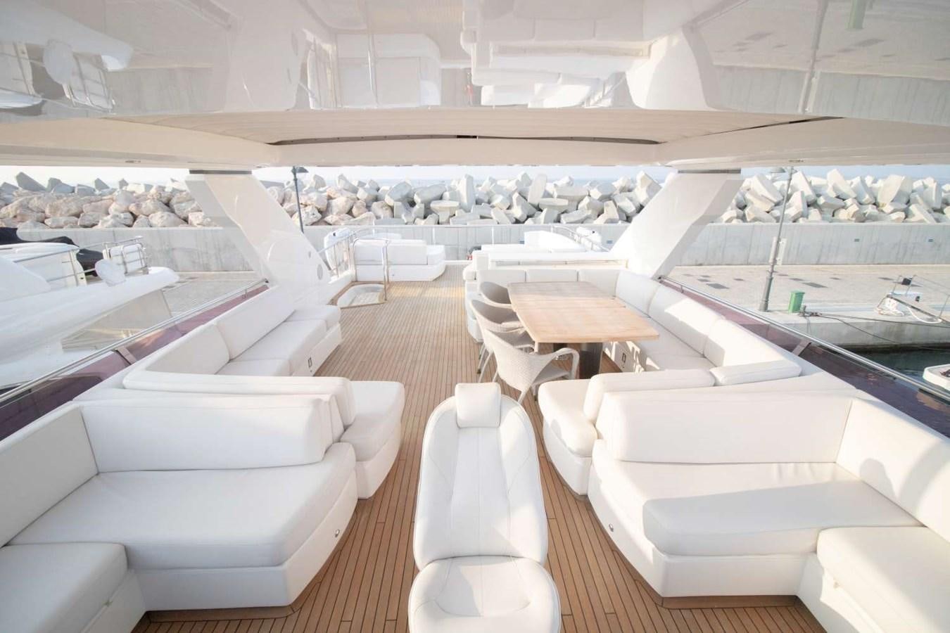 a room with rows of seats aboard ALLURE Yacht for Sale