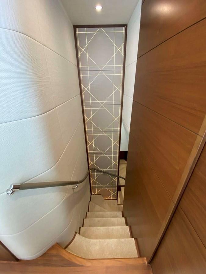 a bathroom with a shower aboard ALLURE Yacht for Sale